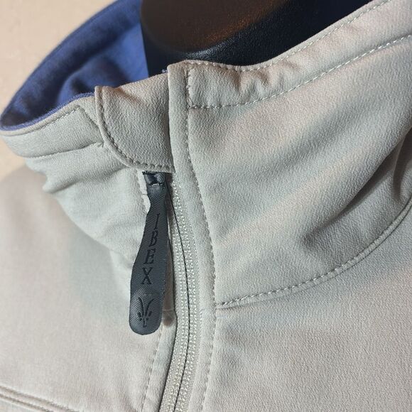 Ibex women’s medium climawool soft shell zip front jacket merino quiet luxury - Picture 4 of 10
